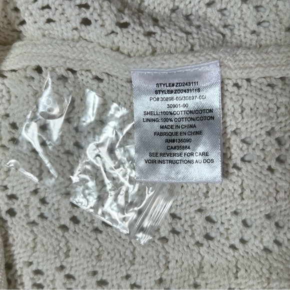 NWT Z SUPPLY ELEENA KNIT CROCHET MAXI DRESS SIZE M. ADJUSTABLE SHOULDER STRAPS - Picture 13 of 13